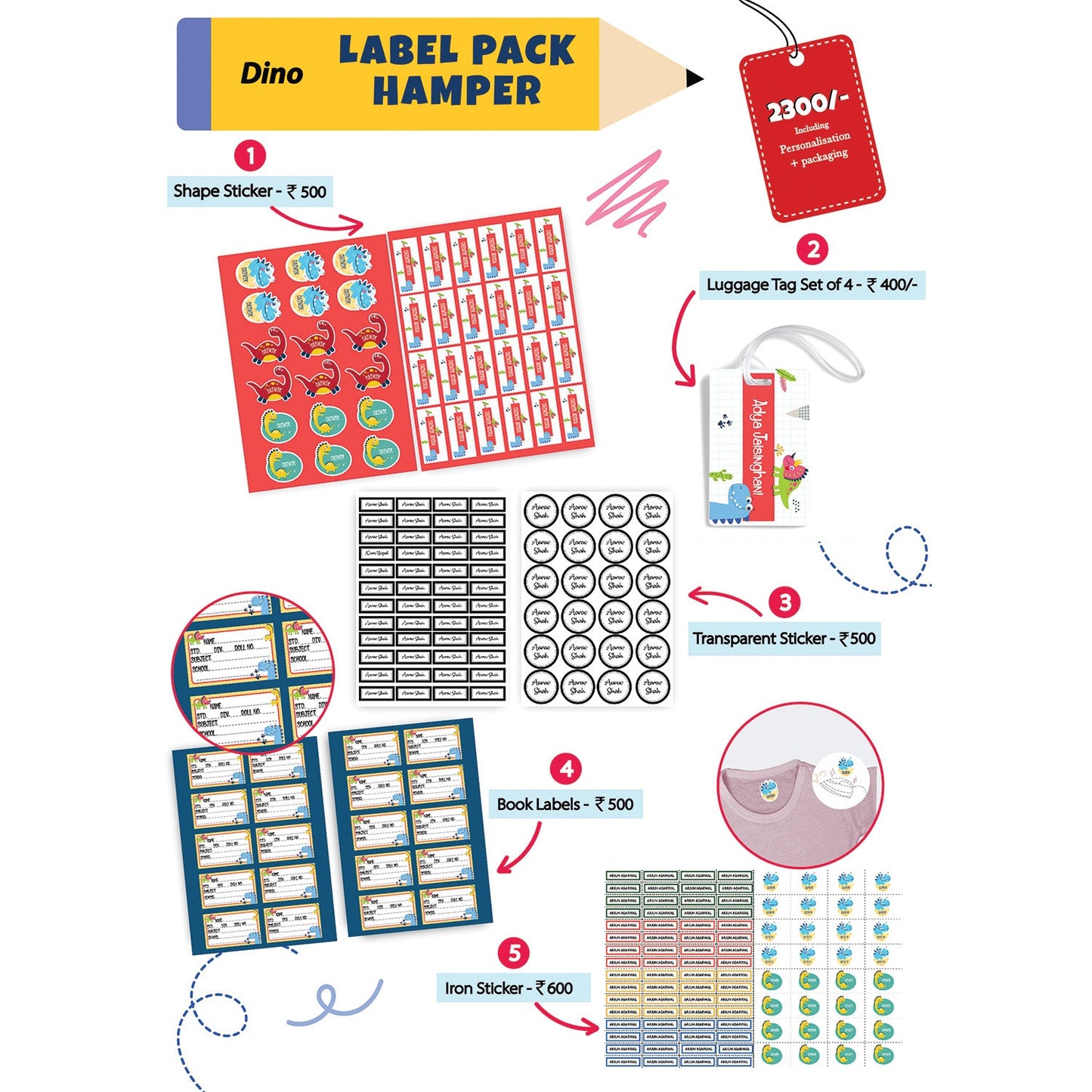 Label Pack Hamper - Boys