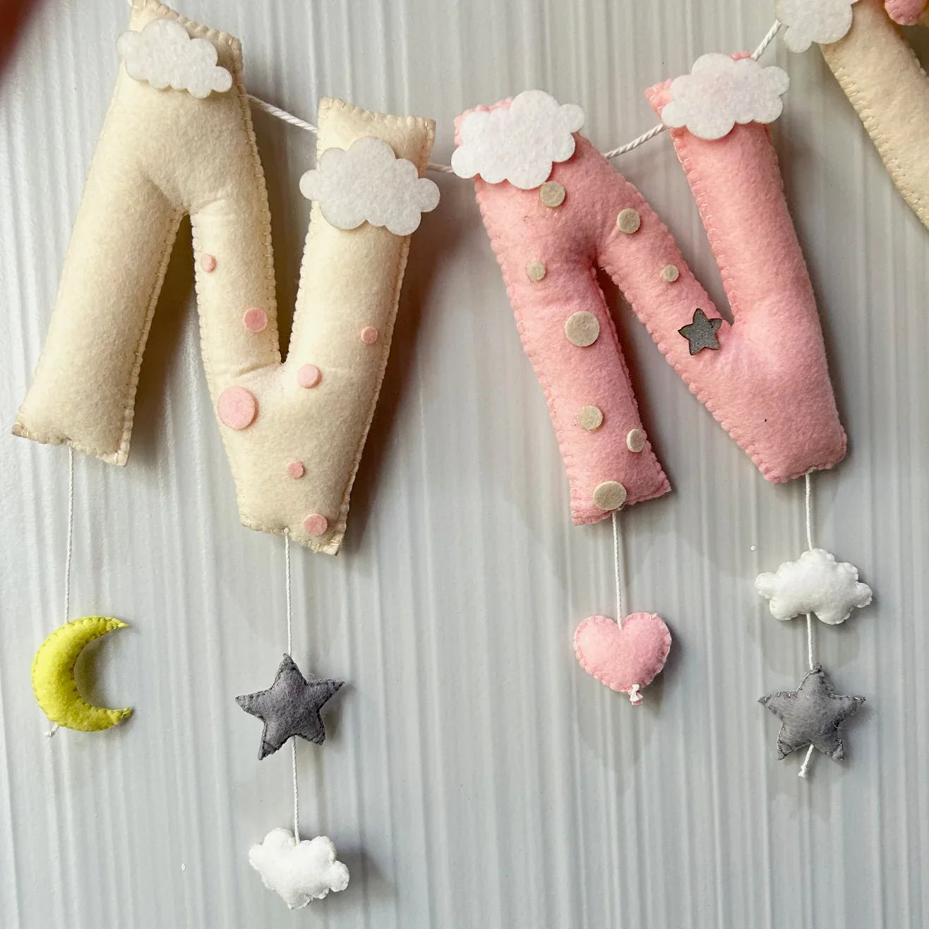 Customized Name Bunting/Garland with Dreamy Teddy