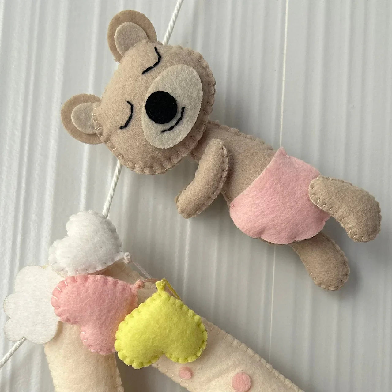 Customized Name Bunting/Garland with Dreamy Teddy