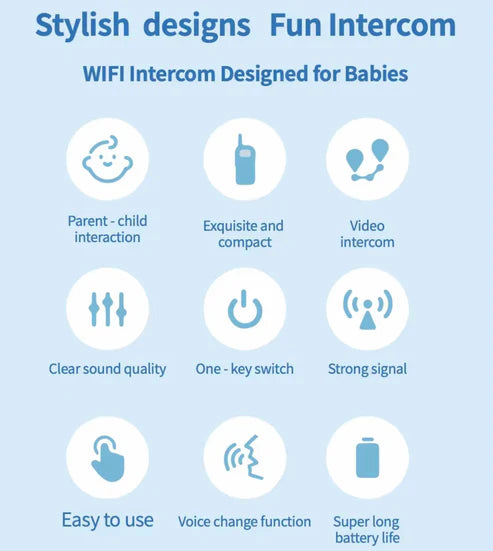 Kids Video Walkie Talkie Set – With HD Camera, Voice Changer & Long-Range Talk