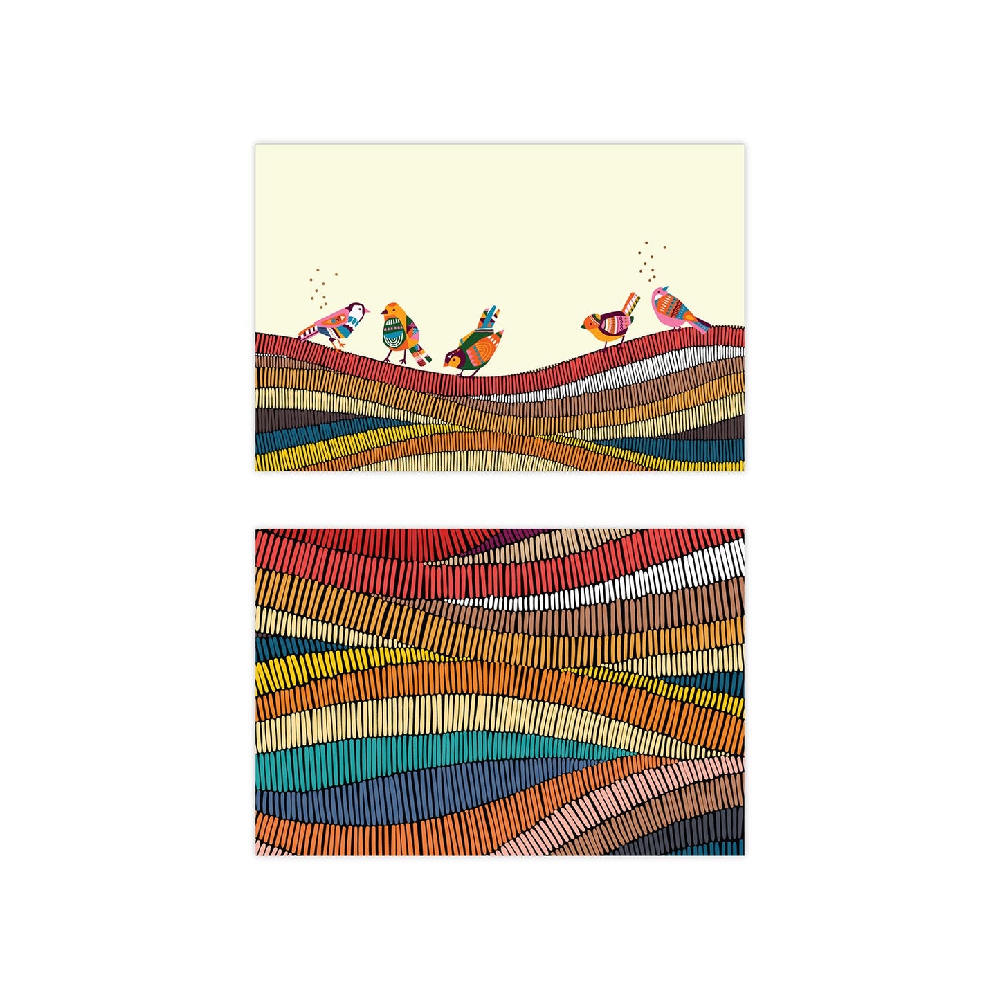 Folded Notecards + Envelopes - Set of 25