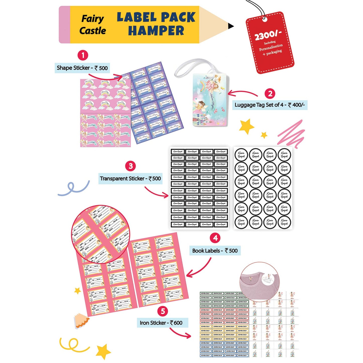 Label Pack Hamper - Girls