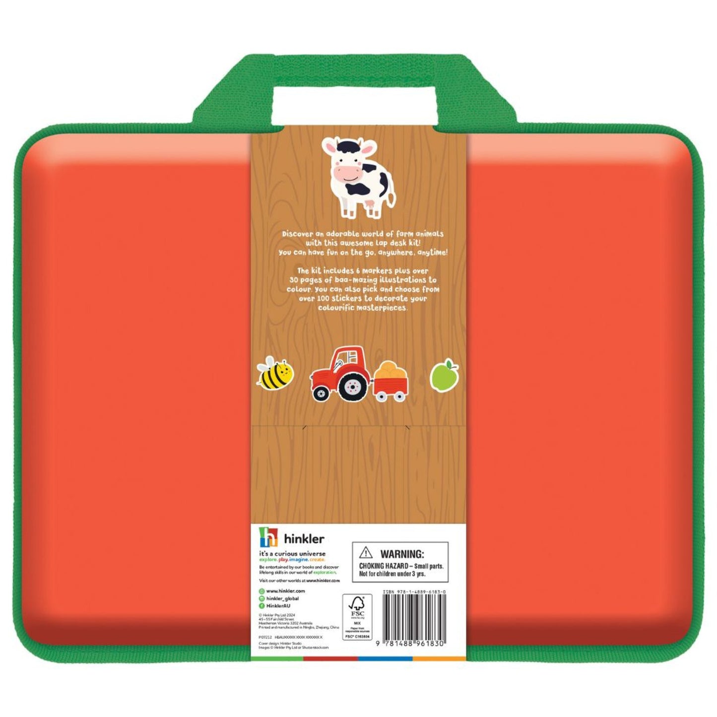 🖍️ Colouring Set with Lap Desk –  100+ Stickers, Markers & Activity Pages