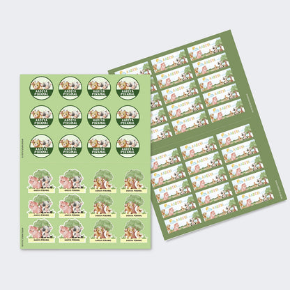 Sticker Sheet - Set of 2 A4