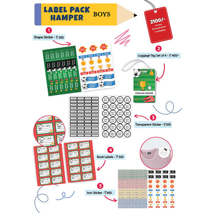 Label Pack Hamper - Boys