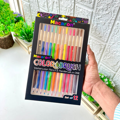 2-in-1 Color Brush Pencil Set