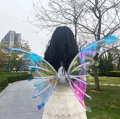 Electric Butterfly Fairy Wings-Musical with Glowing LED Lights