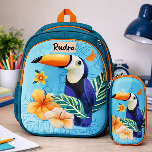Giggle & Go For Todlers & Kids Backpack- Tropical Toucan