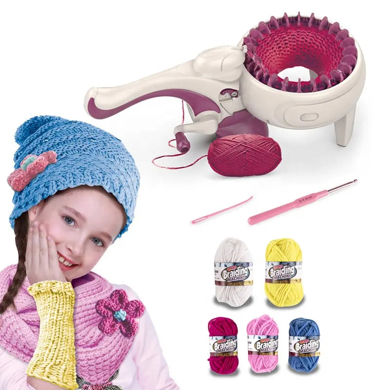 DIY Knit Braiding Machine for Kids