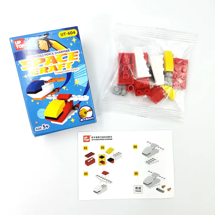 DIY Lego Puzzle Pencil Sharpener for Kids