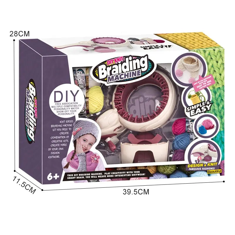DIY Knit Braiding Machine for Kids