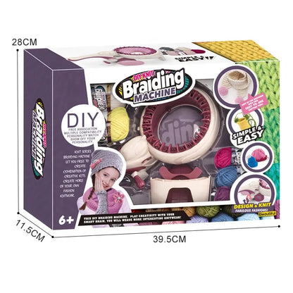DIY Knit Braiding Machine for Kids