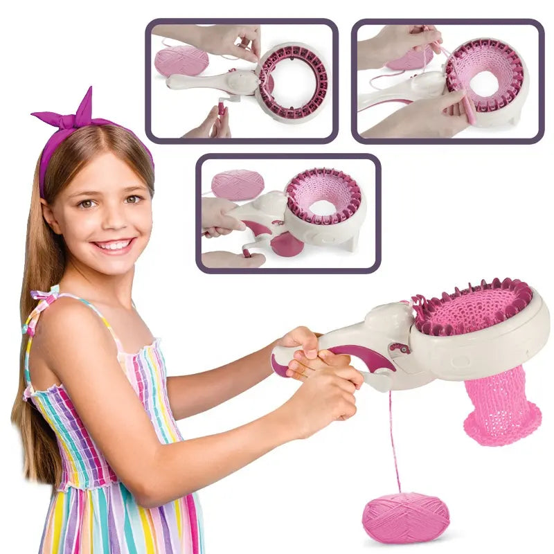 DIY Knit Braiding Machine for Kids