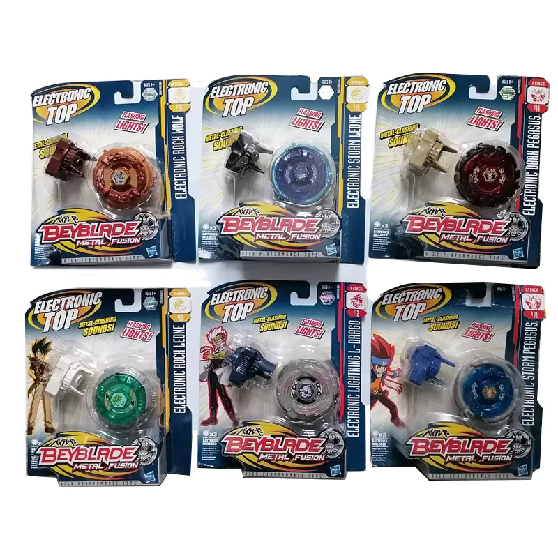 Beyblade Metal Fusion Electronic Battle Tops Set