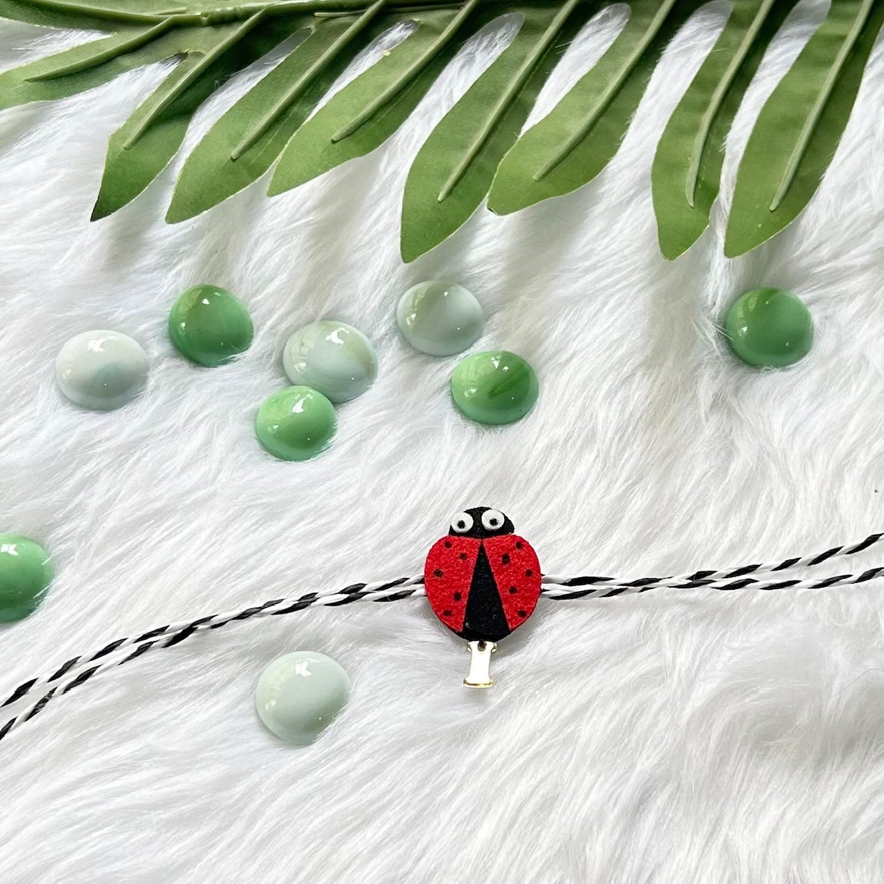 Babble Wrap Handmade Felt Rakhi With Initials - FlutterBy