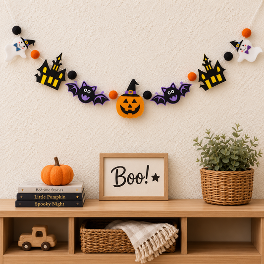Happy Halloween Bunting – Haunted Castle