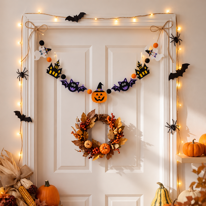 Happy Halloween Bunting – Haunted Castle