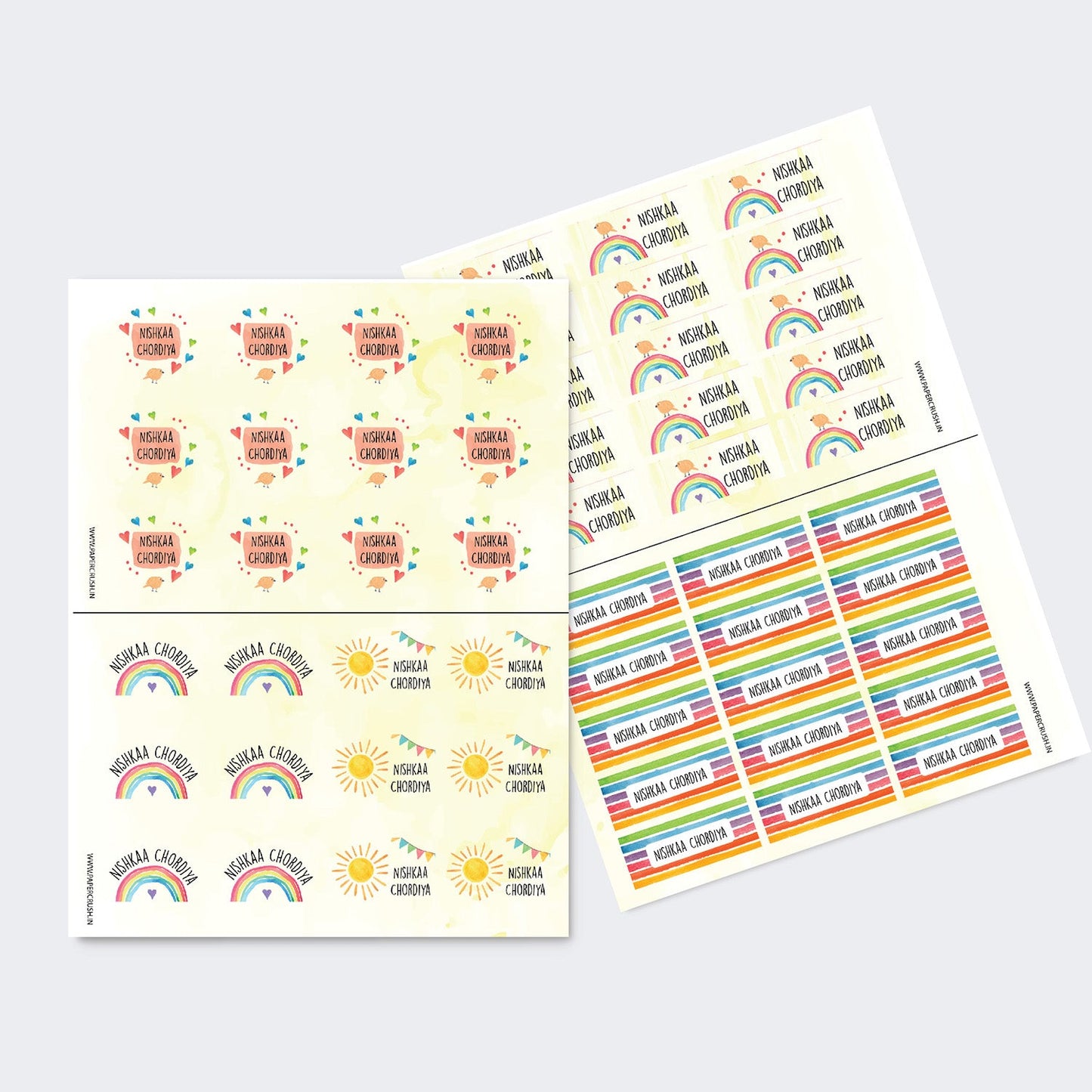 Sticker Sheet - Set of 2 A4