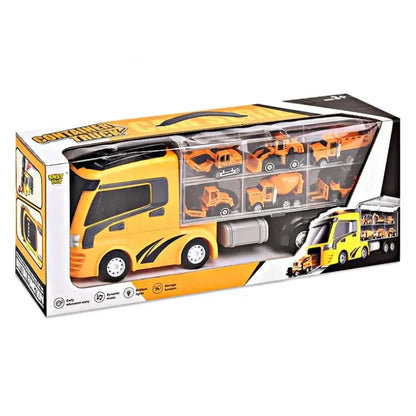 7 in 1 Container Truck with Alloy Car Series