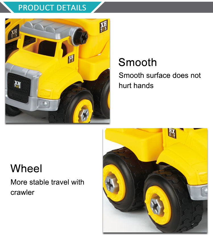 DIY Engineering Vehicle Assembly Toys