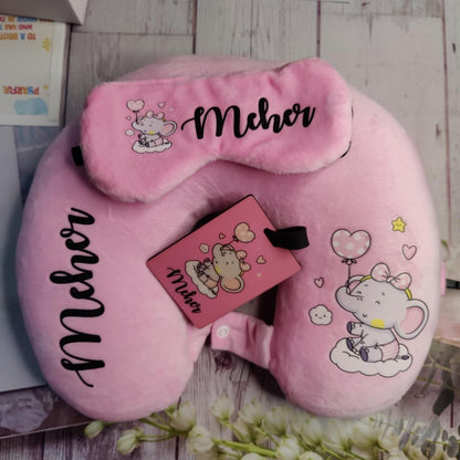 Personalized Neck Pillow Set