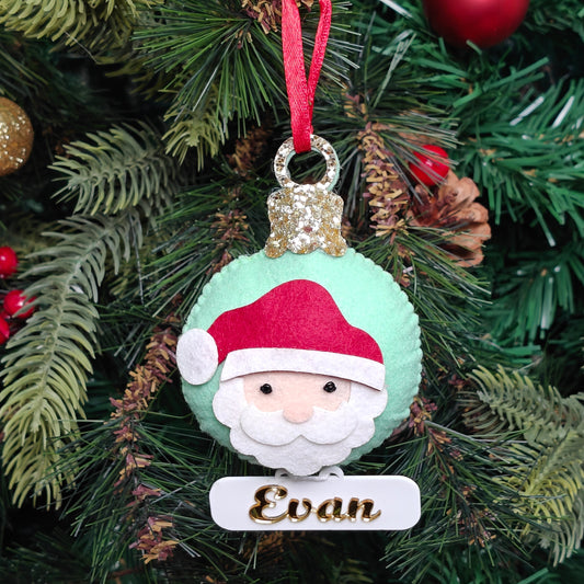 Festive Santa Ornament