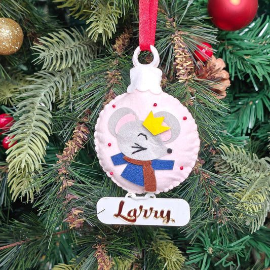Festive Mouse Delight Ornament