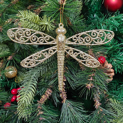 Golden Dragonfly Ornament