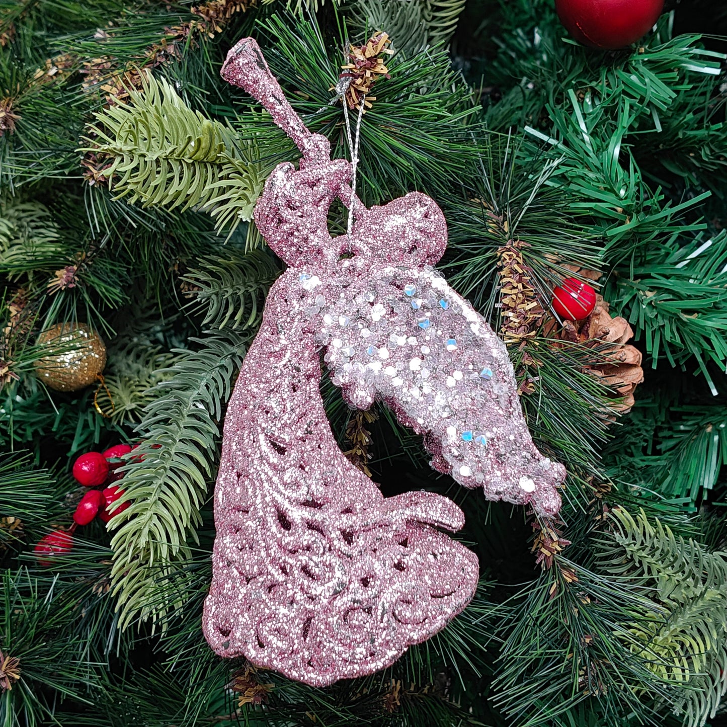 Blush Angel Ornament