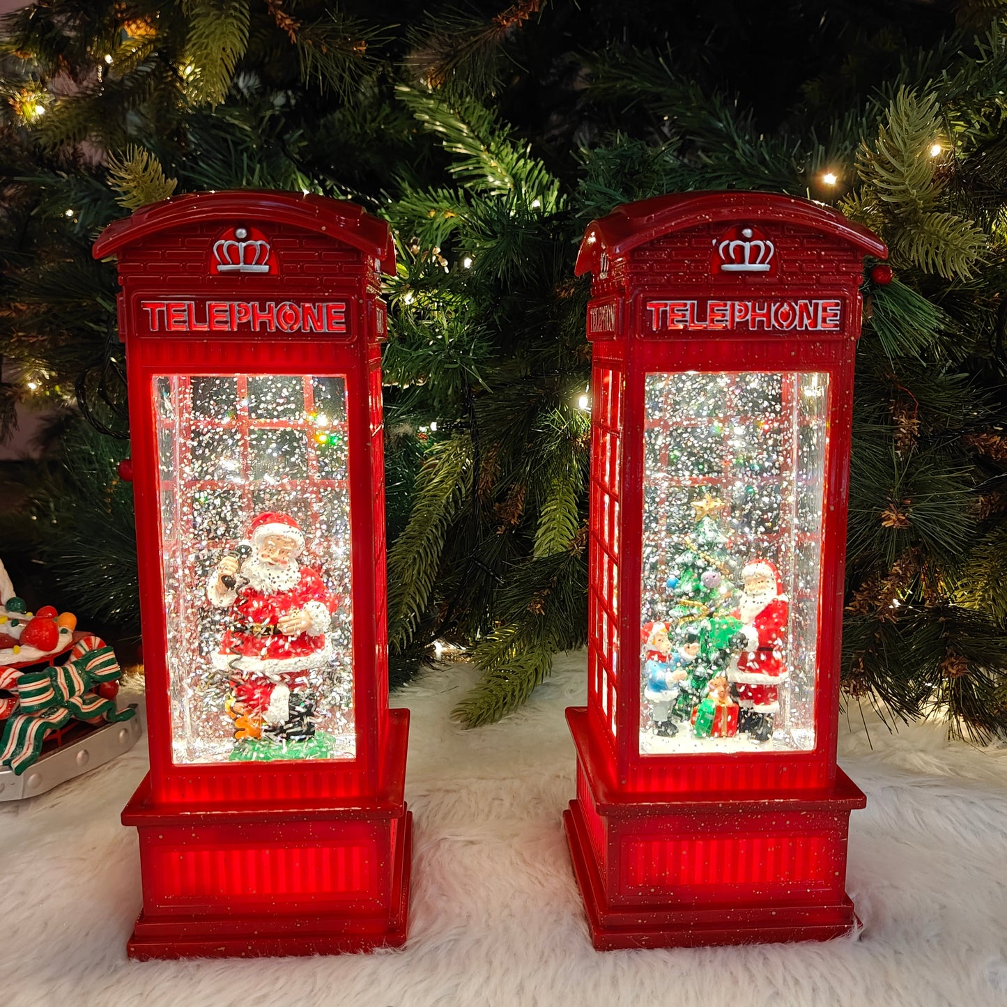 Waterlight Carols – Santa Phone Booth