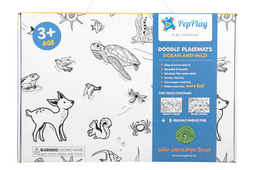 PepPlay Doodle Placemats Set