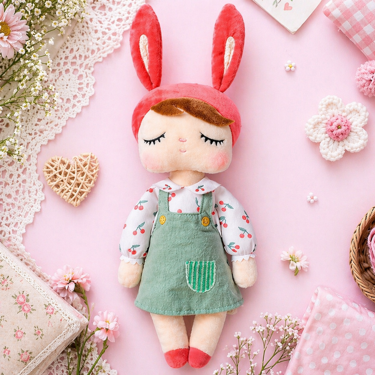 Dreamy Bunny Doll – Cherry Blossom