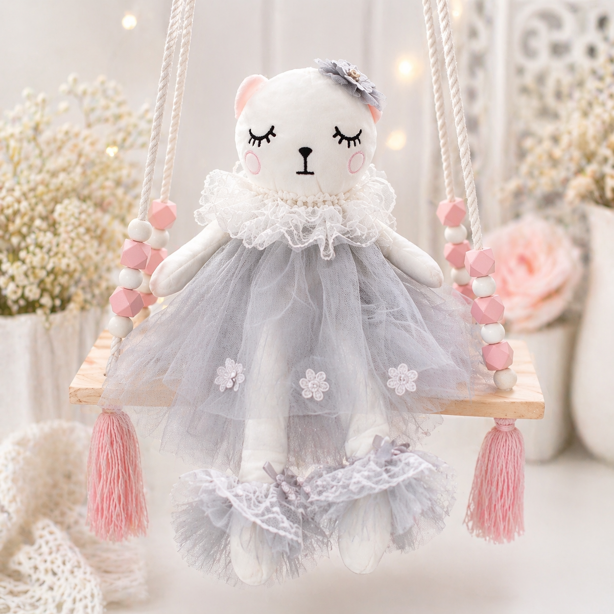 Kitty Cat Doll - Moon Grey Ballerina