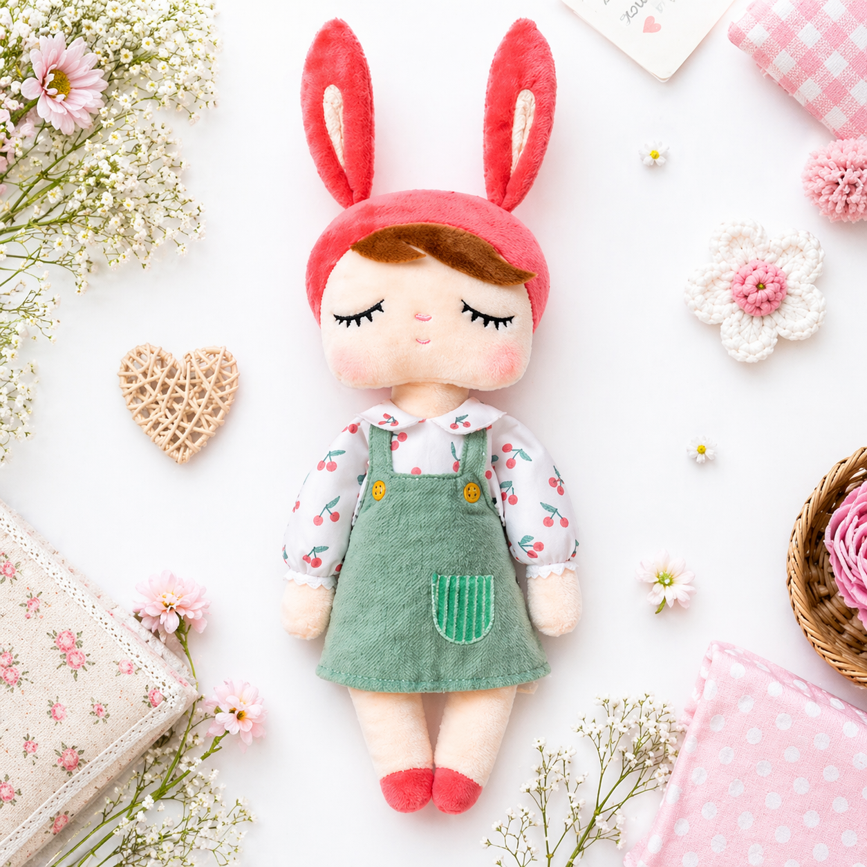 Dreamy Bunny Doll – Cherry Blossom