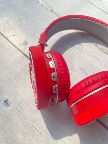 🦄 Kids Bluetooth Headphones – Safe Volume, Pop It Headband, Wireless & Wired