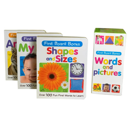 First Board Books Words and Pictures Slipcase