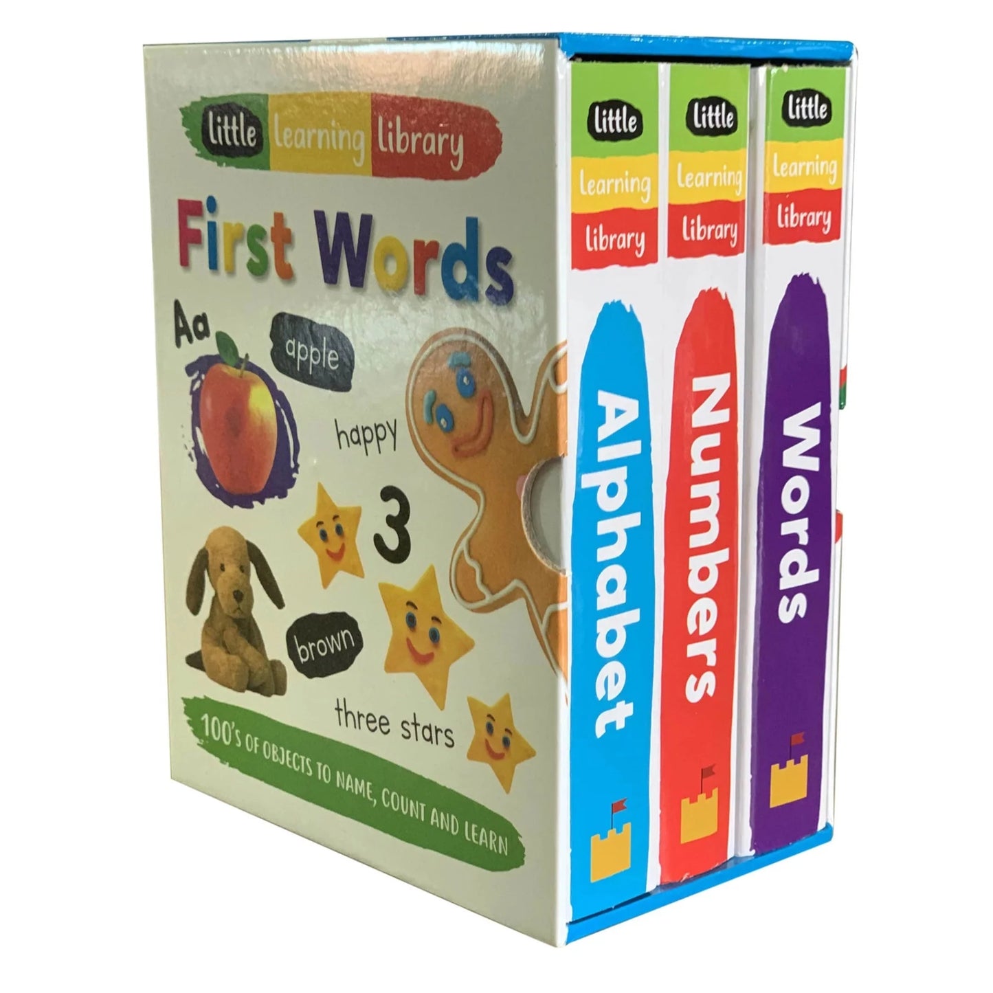 Little Learning Library First Words 3 Board Books Slipcase