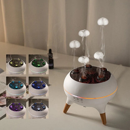 Dynamic Jellyfish Aroma Diffuser with 7 Colors Gradient Ambient Lighting