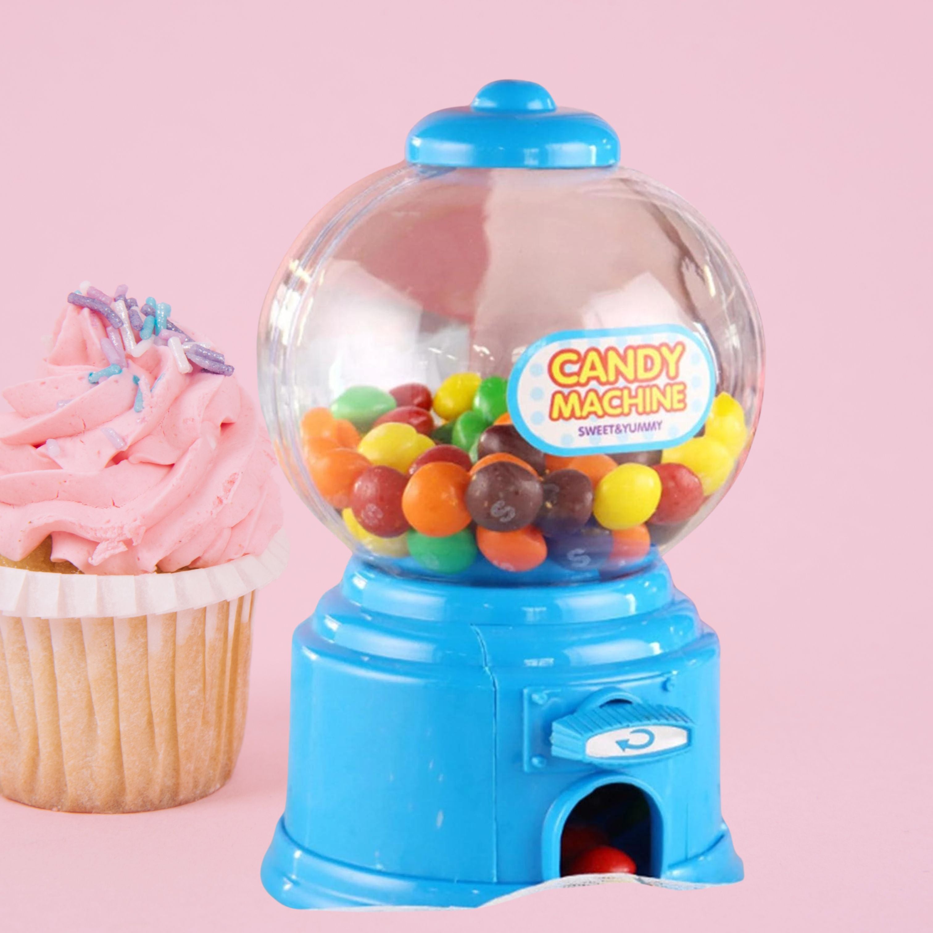 Cute Sweets Mini Candy Machine with Piggy Bank for Kids – Jr.Billionaire