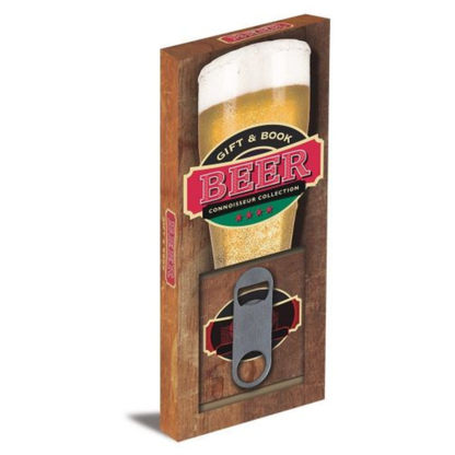 Beer Connoisseur Collection with Coaster Opener & Book Beer Lovers Gift Set