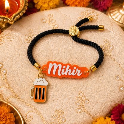 Babble Wrap Jashn Wala Bhai Personalised Rakhi