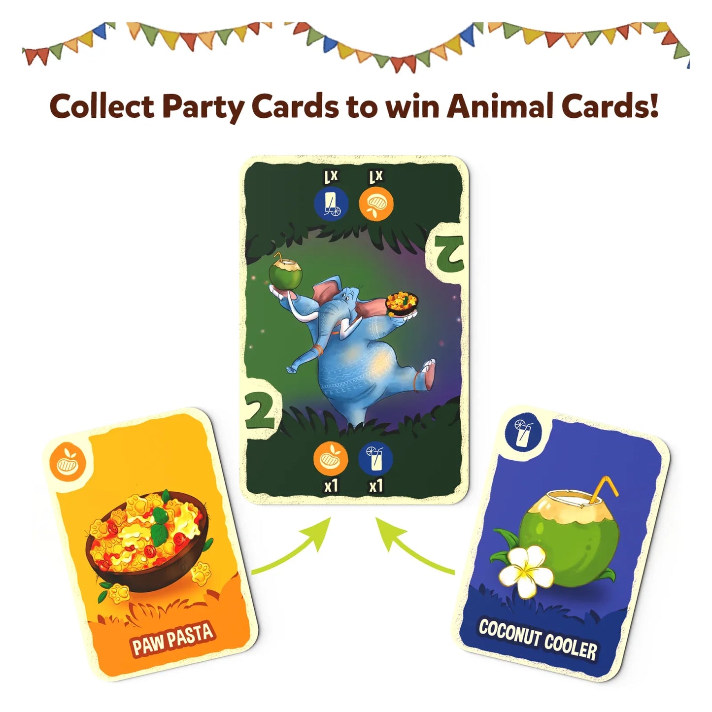 Jungle Party Card Game for 7-99 Years