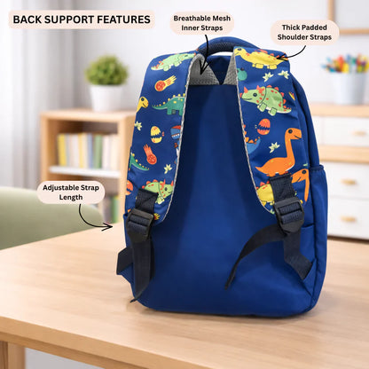 Jurassic Joy For Todlers & Kids -Midnight Roar Dino Backpack