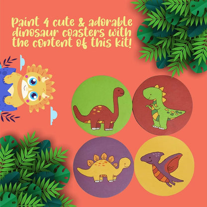 Dinosaur Coaster Painting Kit