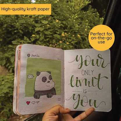 Kraft Pocket Notebooks - Set of 3