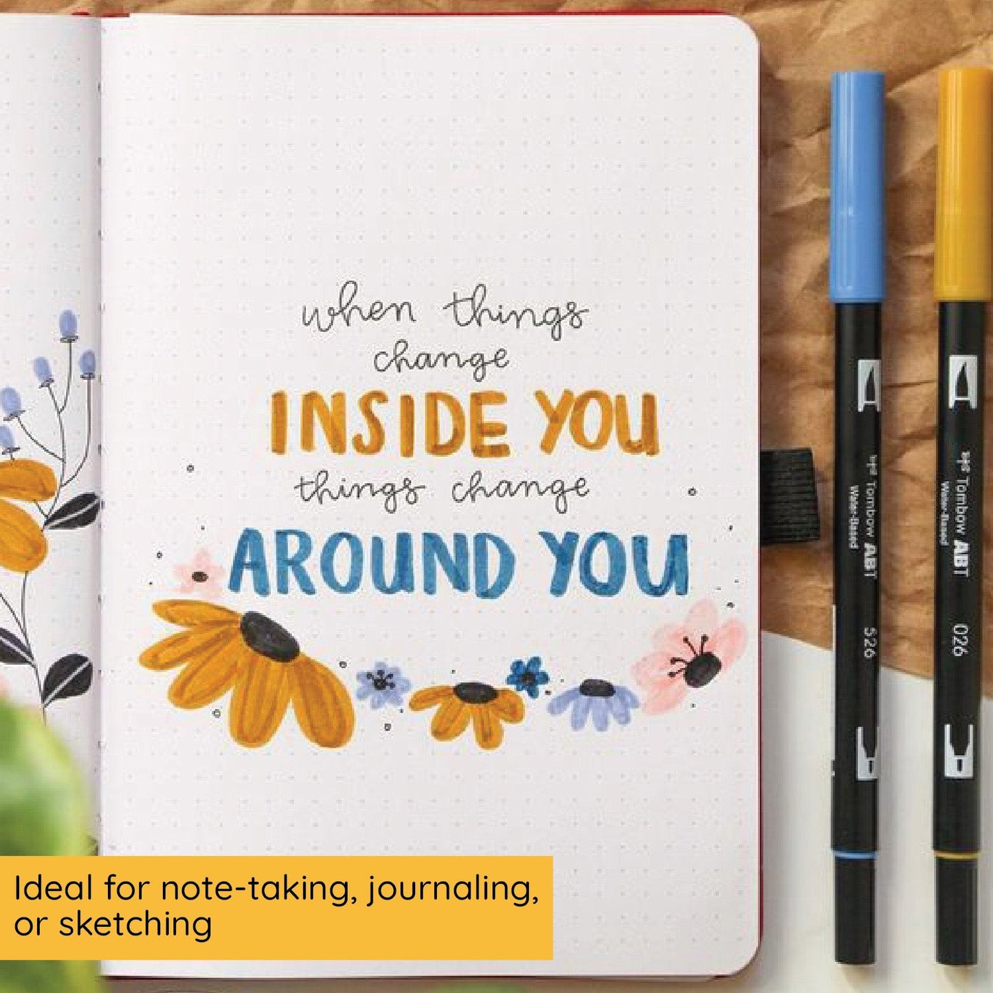 Kraft Pocket Notebooks - Set of 3