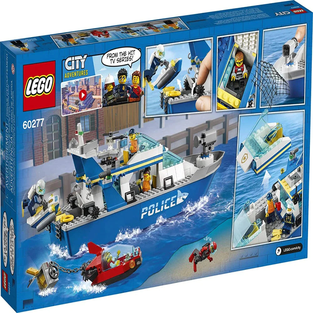 LEGO City Police Patrol Boat - 276 Pieces