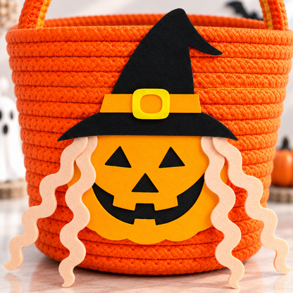 Little Witchy Pumpkin Basket
