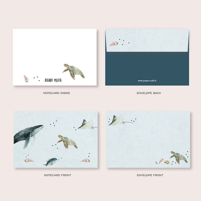 Folded-Notecards + Envelopes - Set of 25