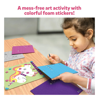 Art Activity - Fun with Foam, No Mess Sticker Art for Kids